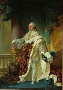 unknow artist Konig Ludwig XVI. (1754-1793) von Frankreich im Kronungsornat oil painting reproduction